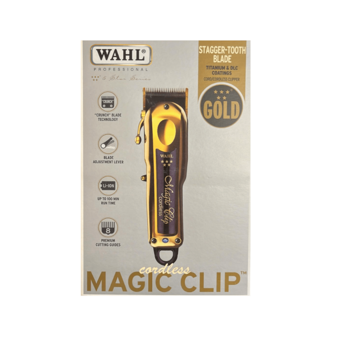 ماشین اصلاح Wahl Magic Clip Gold Cordless مدل 716-08148 ساخت آمریکا